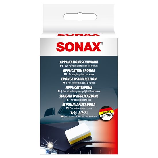 Губка для нанесення поліролей, восків, засобів по догляду SONAX Application Sponge (417300), зображення 2