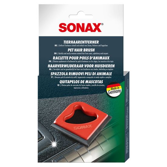 Щітка-гребінець гумова для видалення шерсті домашніх тварин SONAX TierhaarEntferner (497800), зображення 2