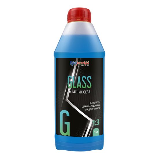 Очисник скла 1 л концентрат Ekokemika Pro Line GLASS 1:3 (780385), Об’єм: 1 л