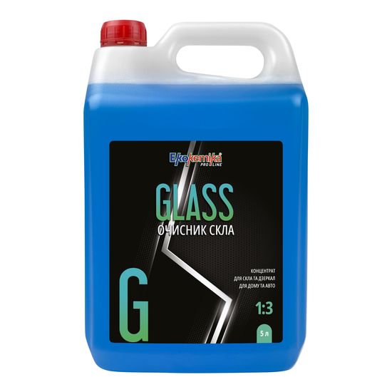 Очисник скла 5 л концентрат Ekokemika Pro Line GLASS 1:3 (780392), Об’єм: 5 л