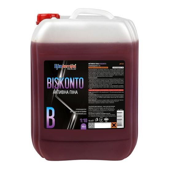 Активна піна 10 л Ekokemika Pro Line BISKONTO 1:10 (780675), Об’єм: 10 л
