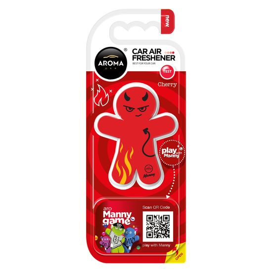 Автомобільний ароматизатор Aroma Car Manny - Cherry (831372), Аромат: Cherry