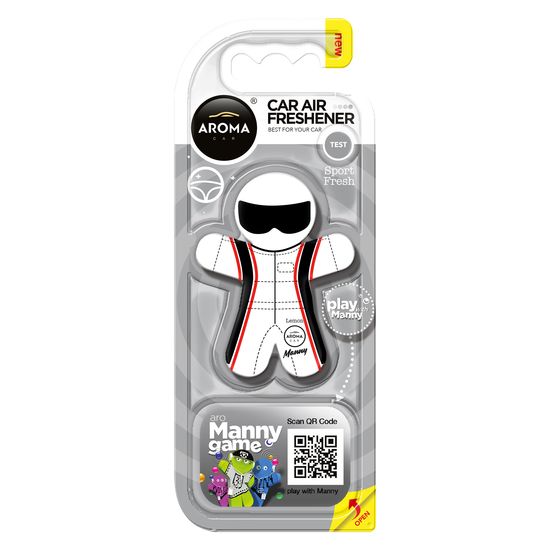 Автомобільний ароматизатор Aroma Car Manny - Sport Fresh (831426), Аромат: Sport Fresh