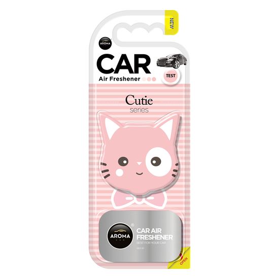 Автомобільний ароматизатор Aroma Car Art Cats Cutie - Bubble Gum (831976), Аромат: На обдув + Підвісний, зображення 2