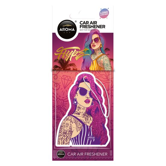 Автомобільний ароматизатор Aroma CarAroma Car Hype Girl - Pink Hair (832621), Аромат: Pink Hair