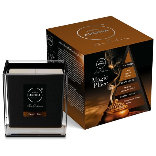 Ароматична свічка Aroma Home Black Series - Magic Place 155 г (835110), Аромат: Magic Place