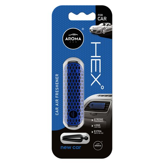 Автомобільний ароматизатор Aroma Car HEX - New Car (835387), Аромат: New Car