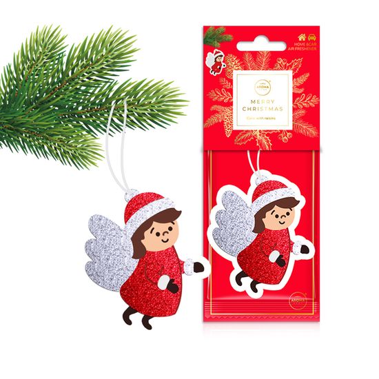 Ароматизатор "Янгол" Aroma Home Merry Christmas - Cake with raisins (836889), зображення 2