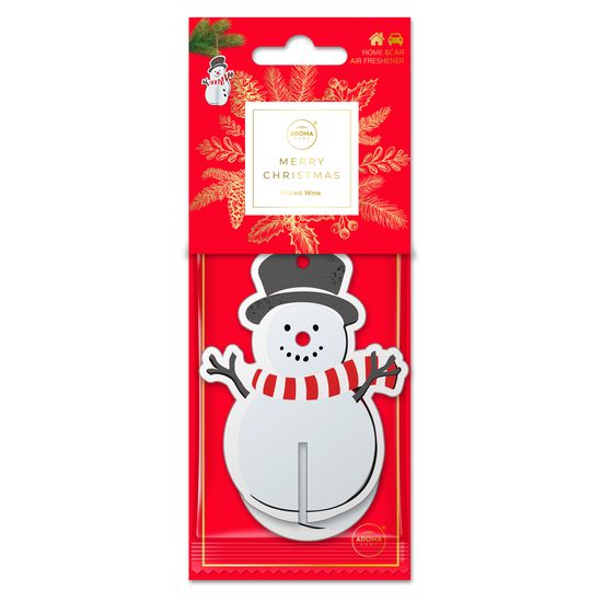 Ароматизатор "Сніговик 3D" Aroma Home Merry Christmas - Mulled Wine (836919)