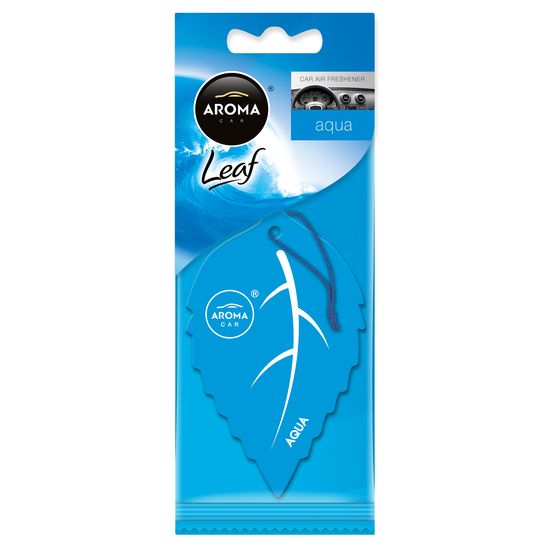 Автомобільний ароматизатор Aroma Car Leaf - Aqua (920871), Аромат: Aqua