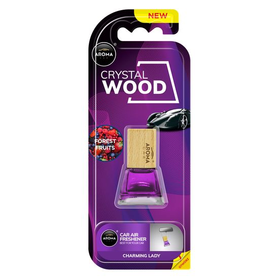 Автомобильный ароматизатор Aroma Car Wood - Crystal Wood - Forest Fruits 7 мл (928396), Аромат: Forest Fruits