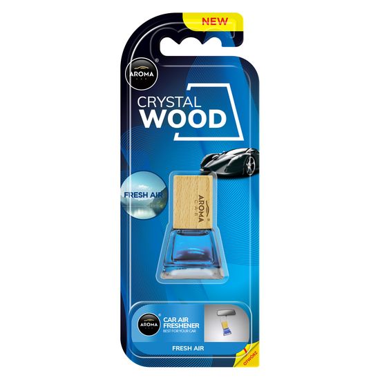 Автомобильный ароматизатор Aroma Car Wood - Crystal Wood - Fresh Air 7 мл (928419), Аромат: Fresh Air