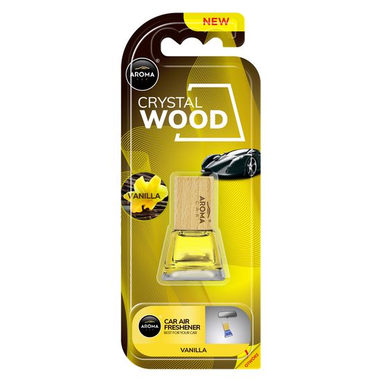 Автомобильный ароматизатор Aroma Car Wood - Crystal Wood - Vanilla 7 мл (928440), Аромат: Vanilla