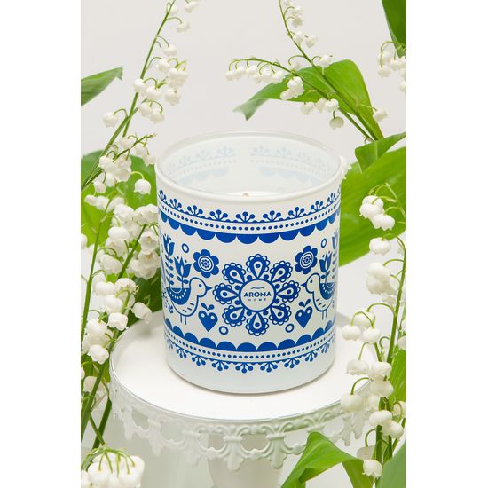 Ароматична свічка Aroma Home, I love Poland, Конвалія 150 г  (837398), Аромат: Ландыш, зображення 3