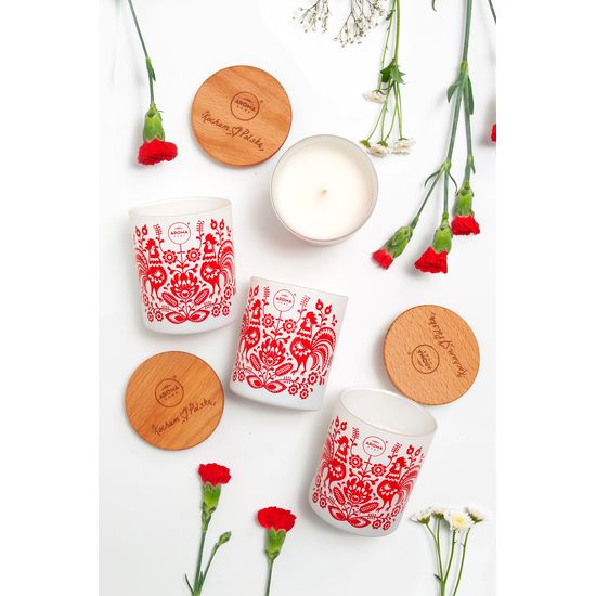 Ароматична свічка Aroma Home, I love Poland, Квітка маку 150 г  (837404), Аромат: Цветок мака, зображення 2