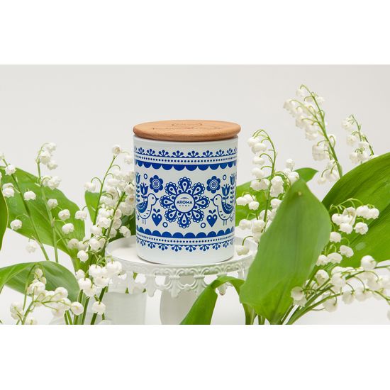 Ароматична свічка Aroma Home, I love Poland, Конвалія 150 г  (837398), Аромат: Ландыш, зображення 2
