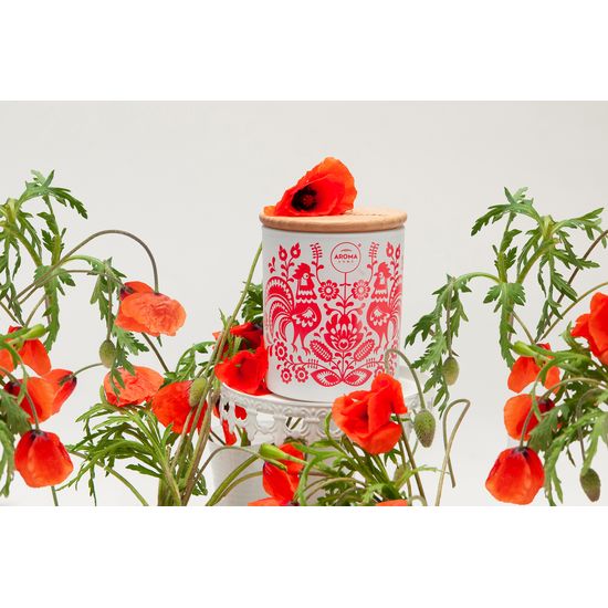 Ароматична свічка Aroma Home, I love Poland, Квітка маку 150 г  (837404), Аромат: Цветок мака, зображення 5
