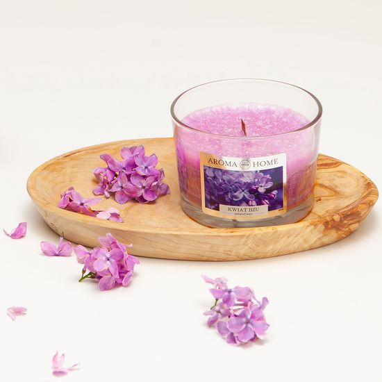Ароматична свічка Aroma Home Unique Fragrances - Kwiat Bzu 115 г (836667), Аромат: Kwiat Bzu, зображення 3