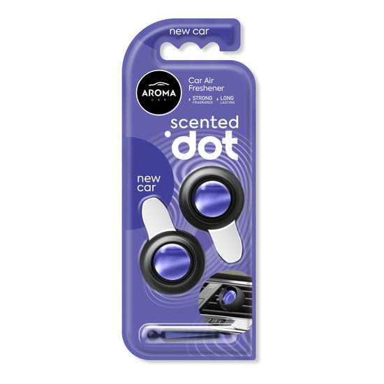 Автомобільний мембранний ароматизатор Aroma Car Scented Dot Double - New Car (12014)