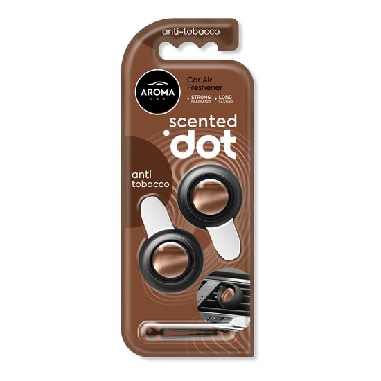 Автомобільний мембранний ароматизатор Aroma Car Scented Dot Double - Anti Tobacco (12015)