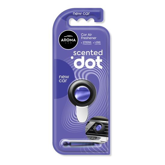 Автомобільний мембранний ароматизатор Aroma Car Scented Dot - New Car (12044)