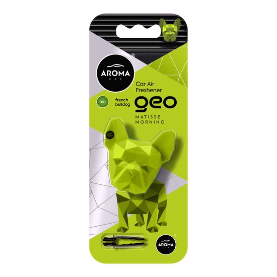 Автомобільний полімерний ароматизатор Aroma Car GEO Dog - Matisse Morning (12055), Аромат: Matisse Morning