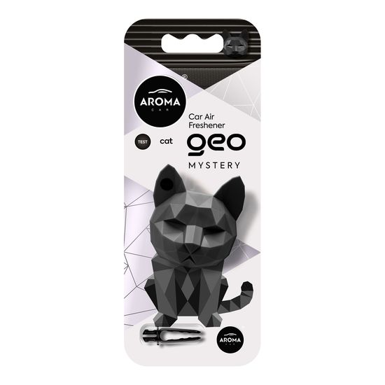 Автомобільний полімерний ароматизатор Aroma Car GEO Cat - Mystery (12058), Аромат: Mystery