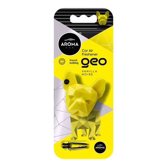 Автомобільний полімерний ароматизатор Aroma Car GEO Dog - Vanilla Noire (12157), Аромат: Vanilla Noire