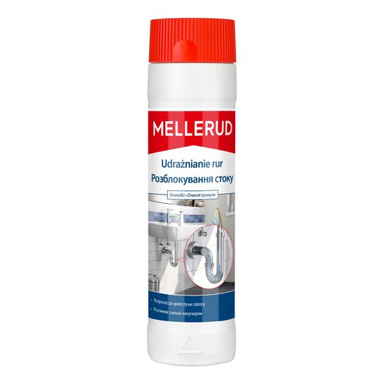 Засіб для усунення засмічень та запахів в сифонах і трубах (гранули) 600 г MELLERUD (2157109106)