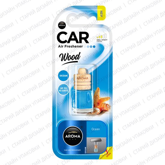 Автомобильный ароматизатор Aroma Car Wood - Ocean 6 мл (631098), Аромат: Ocean, зображення 2