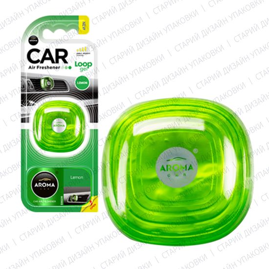 Автомобільний ароматизатор Aroma Car Loop Gel - Lemon (631166), Аромат: Lemon, зображення 2