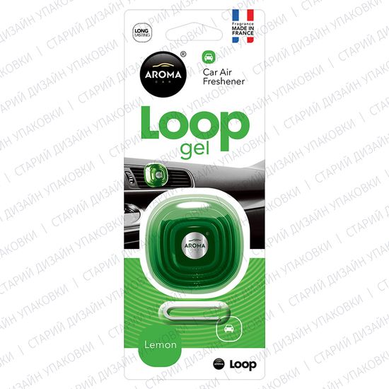 Автомобільний ароматизатор Aroma Car Loop Gel - Lemon (631166), Аромат: Lemon, зображення 3