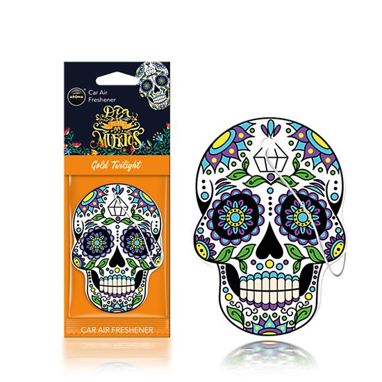 Автомобільний ароматизатор Aroma Car Dia De Los Muertos - Gold Twilight (83117), зображення 2