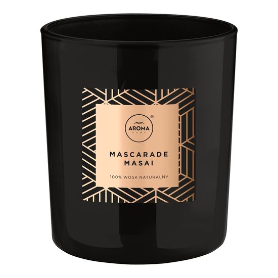 Ароматична свічка Aroma Home Elegance - Mascarade Masai 115 г (835189), Аромат: Mascarade Masai