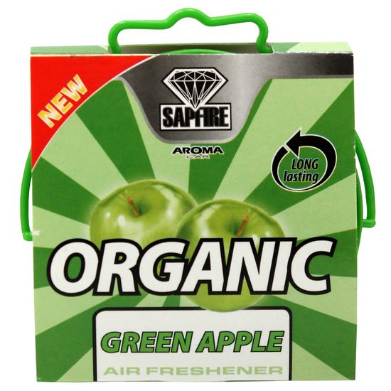Автомобільний ароматизатор Sapfire Aroma Car Organic - Green Apple (921014)