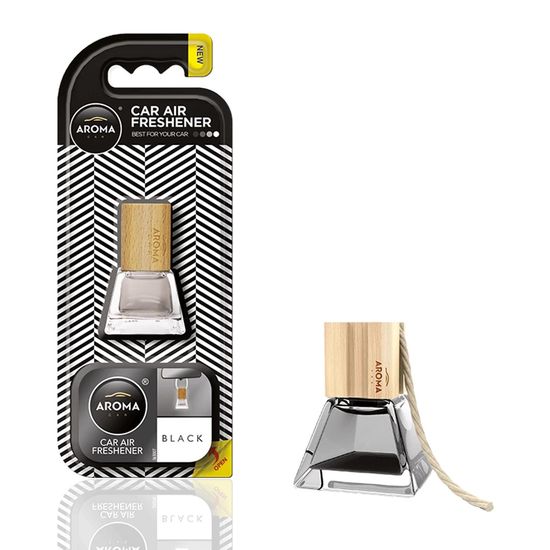 Автомобільний ароматизатор Aroma Car Prestige Wood - Black (92529), зображення 2