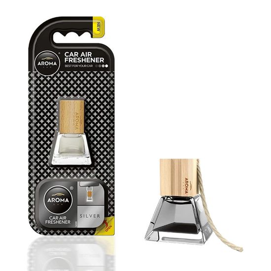 Автомобільний ароматизатор Aroma Car Prestige Wood - Silver (92531), зображення 2