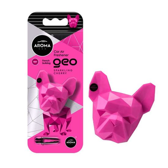 Автомобільний полімерний ароматизатор Aroma Car GEO Dog - Sparkling Cherry (12155), Аромат: Sparkling Cherry, зображення 2