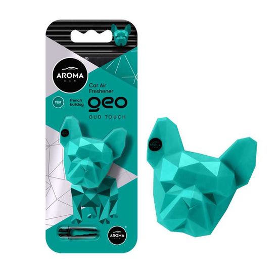 Автомобільний полімерний ароматизатор Aroma Car GEO Dog - Oud Touch (12153), Аромат: Oud Touch, зображення 2