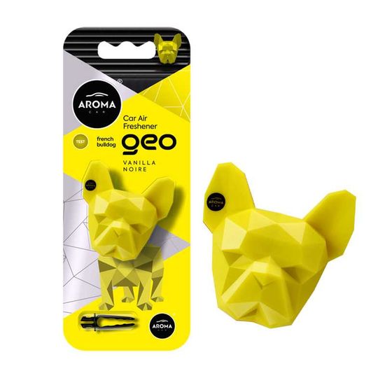 Автомобільний полімерний ароматизатор Aroma Car GEO Dog - Vanilla Noire (12157), Аромат: Vanilla Noire, зображення 2