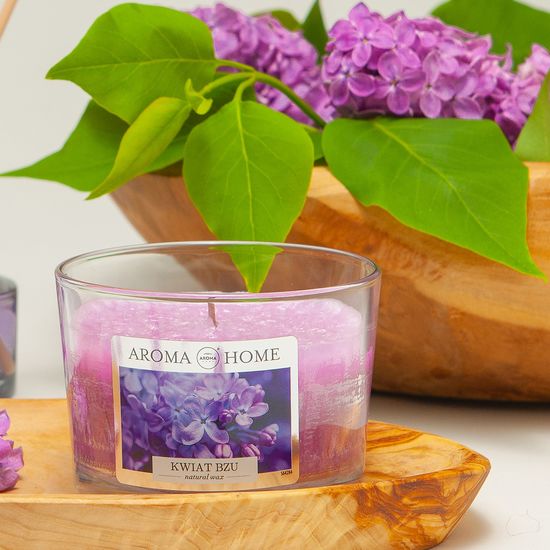 Ароматична свічка Aroma Home Unique Fragrances - Kwiat Bzu 115 г (83666), зображення 2
