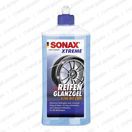 Засіб по догляду і чорнінню шин глянцеве 500 мл SONAX XTREME Reifen Glanzgel (235241), зображення 4