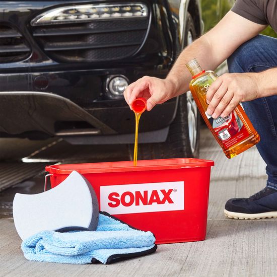 Шампунь для мийки автомобіля з блиском (концентрат) 1 л SONAX Glanzshampoo Konzentrat (314300), зображення 7