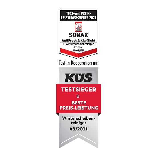 Омивач скла зимовий -20°С 2 л SONAX Antifrost + KlarSicht gebrauchsfertig bis (332541), зображення 10