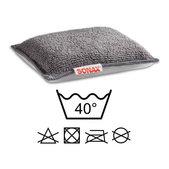 Губка двостороння для очищення інтер'єру SONAX InnenraumSchwamm Duo (419300), зображення 5