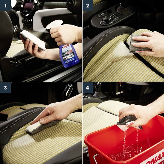 Губка двостороння для очищення інтер'єру SONAX InnenraumSchwamm Duo (419300), зображення 7