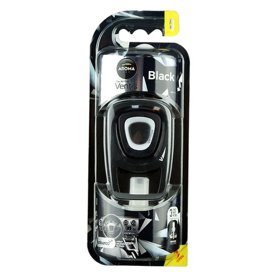 Автомобильный ароматизатор Aroma Car Ventis - Black 8 мл (631043), Аромат: Black
