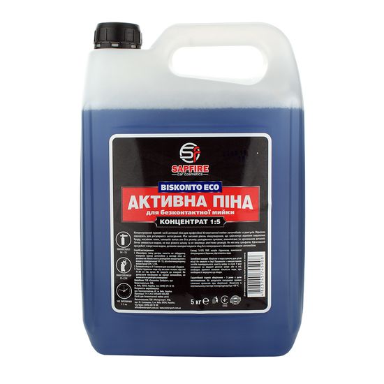 Активная пена для бесконтактной мойки (концентрат) Sapfire BISKONTO ECO 5 кг (745908), Об’єм: 5 кг