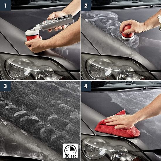 Цветной полироль с воском серый 250 мл SONAX Polish&Wax Color (296341), Об’єм: 250 мл, зображення 3