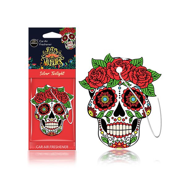 Автомобільний ароматизатор Aroma Car Dia De Los Muertos - Silver Twilight (831181), Аромат: Silver Twilight, зображення 2